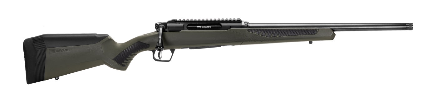57656 Savage Arms Impulse Hog Hunter 300 Win Mag 24" 3 + 1rd Black Cerakote-img-0