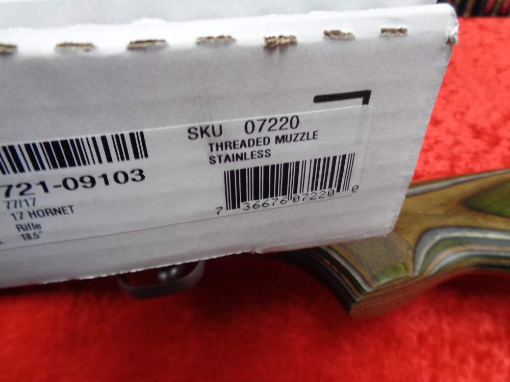 Ruger Model 77/17 17 HORNET Stainless Steel THREADED Barrel NEW WE TRADE-img-22