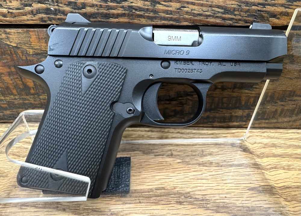 Kimber Micro 9 9mm 7+1 3.15" Semi-Auto Pistol - PENNY START! NO RESERVE!-img-1