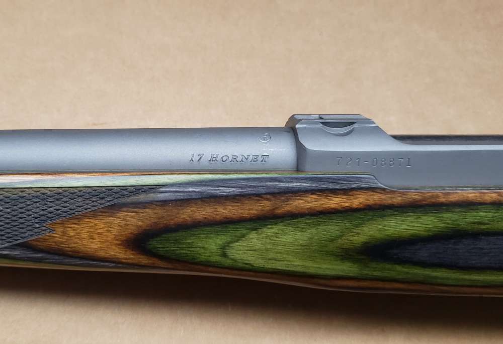 Ruger M77/17 17 Hornet 18.5in stainless barrel 6rd laminate stock 7220-img-7