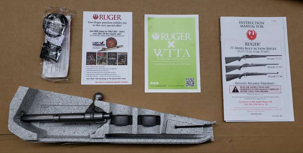 Ruger M77/17 17 Hornet 18.5in stainless barrel 6rd laminate stock 7220-img-14
