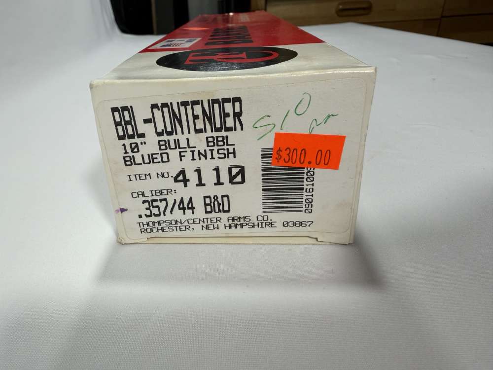 TC 10" BULL BBL BLUED FINISH .357/44 CONTENDER BARREL-img-6