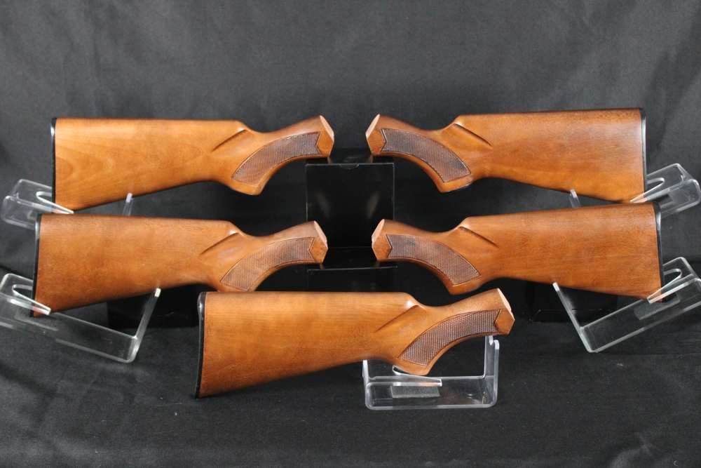 QTY 5 WINCHESTER FACTORY BIRCH DELUXE STOCKS – 120 1200 1300 1400 1500 -img-0