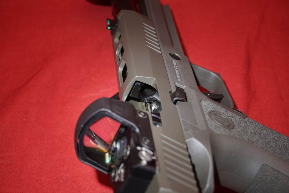 USED Sig Sauer P320 XFIVE 9 MM 5" barrel W/ Leupold DP-PRO optic & box-img-18