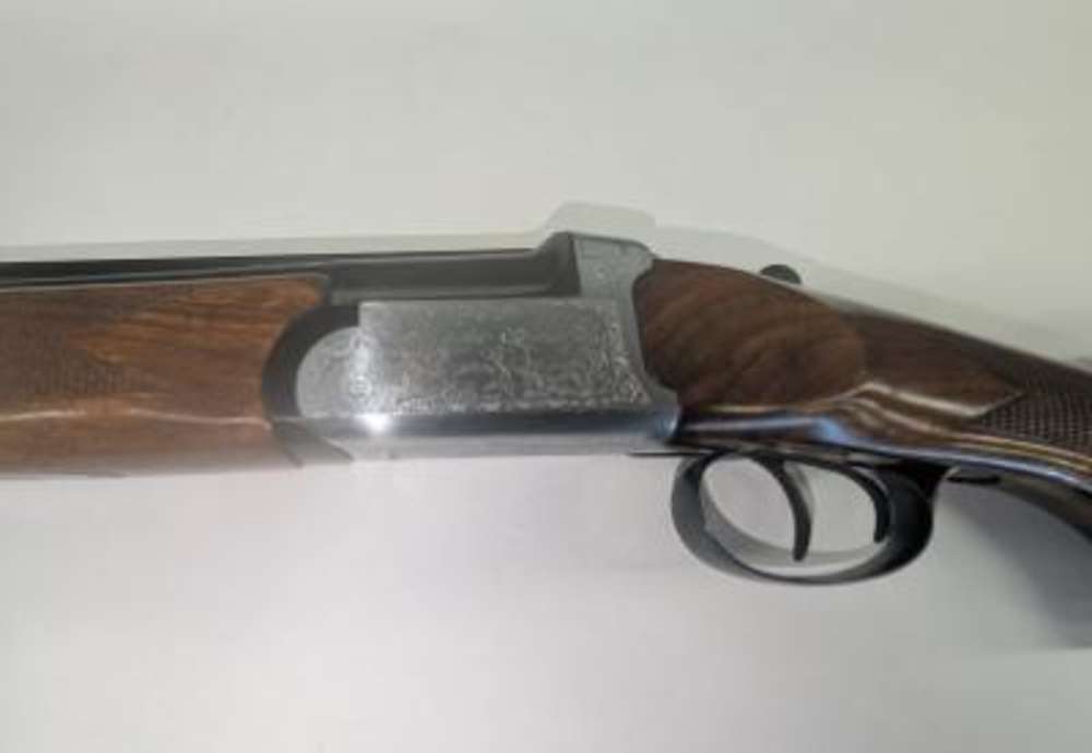 A.V. MAROCCINI STURDY 20 GA 3" SHELLS. WOOD STOCK DOUBLE TRIGGER, 28"-img-2