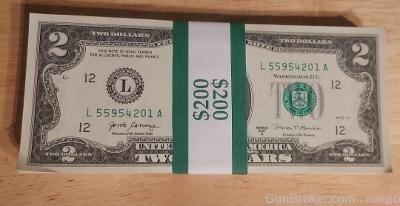 2017a $2 federal reserve notes 100 consecutive bills  uncirculated-img-0