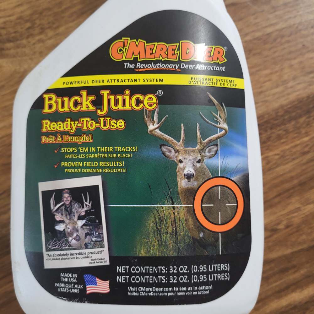 C'Mere Deer Buck Juice deer attractant 32oz.-img-1