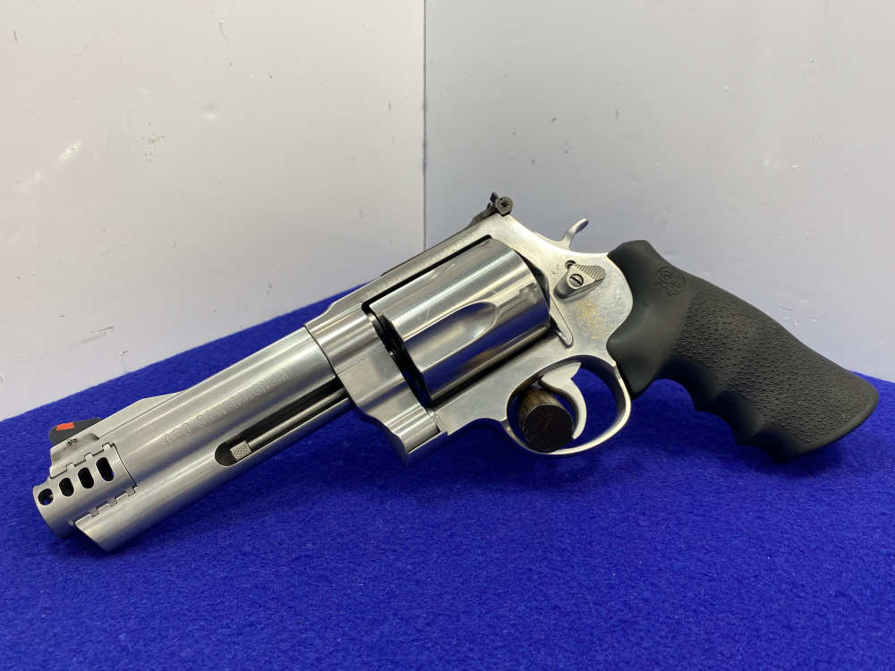 2006 Smith Wesson 460V .460 S&W Stainless 5" *EXCELLENT X-FRAME REVOLVER*-img-6