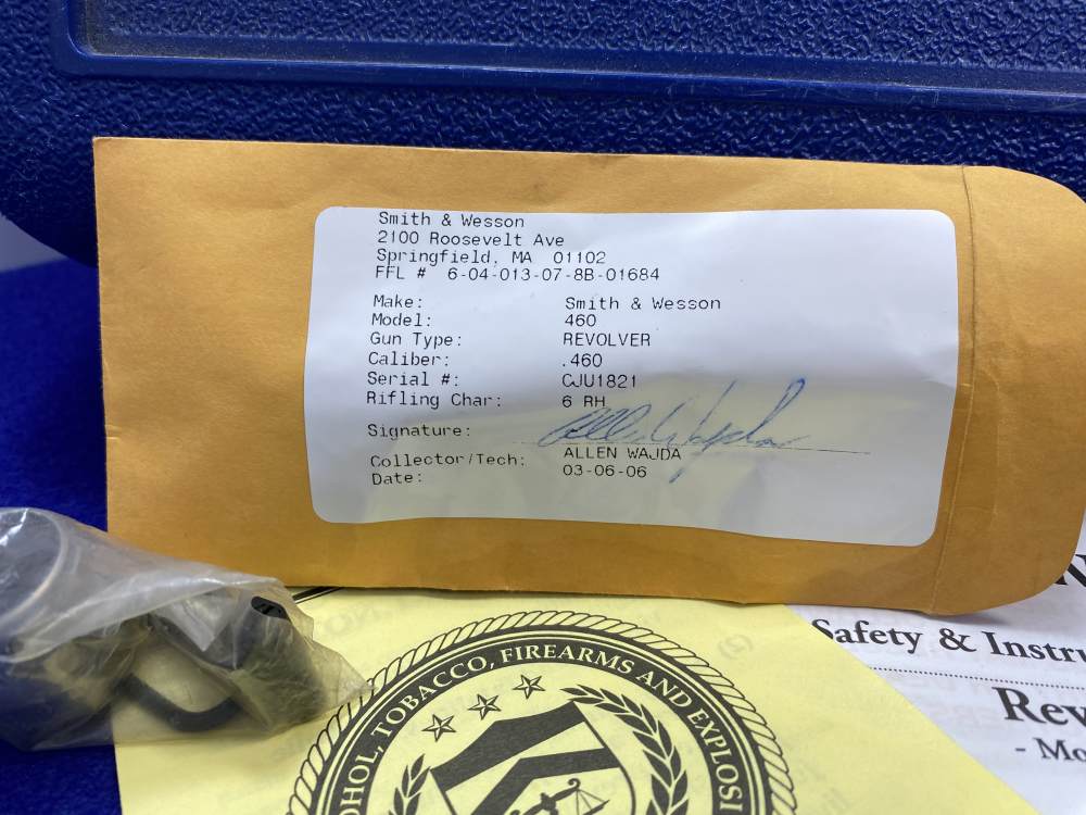 2006 Smith Wesson 460V .460 S&W Stainless 5" *EXCELLENT X-FRAME REVOLVER*-img-4
