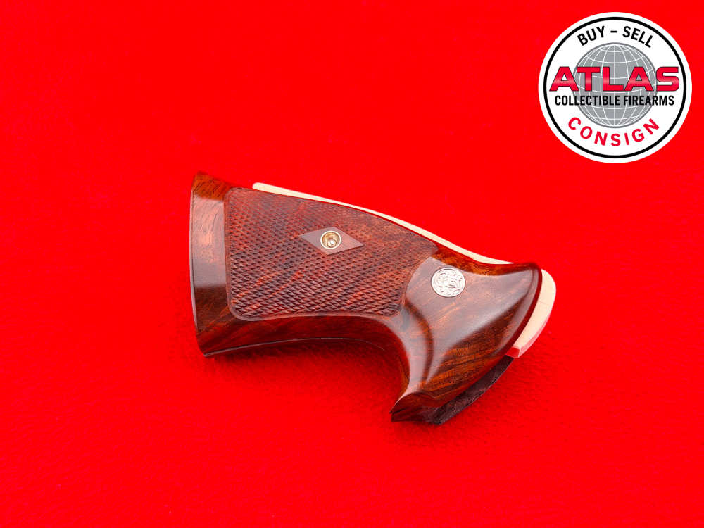 RARE Keith Brown S&W Pre-Model 29 27 58 N-Frame "Coke Bottle" Target Grips-img-5