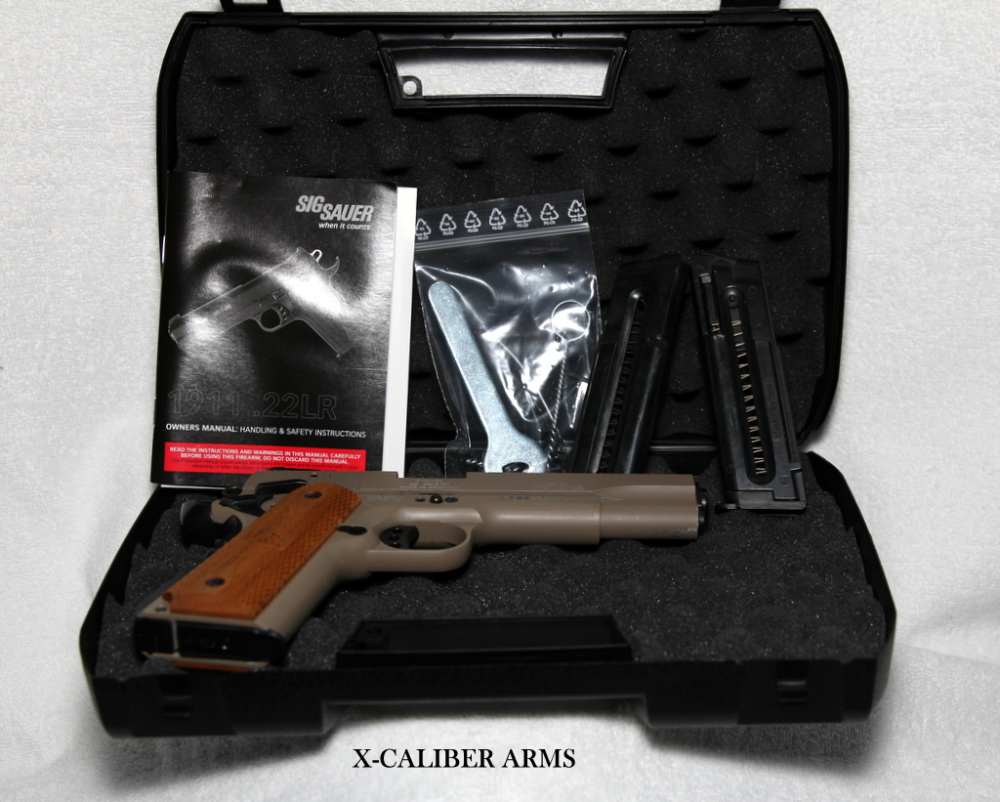 Sig Sauer, 1911-22 FDE, .22 LR, w/Extras-img-2
