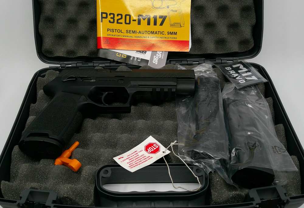 Sig Sauer P320 M17 Bravo 9mm W/ Original Case & Mags-img-8