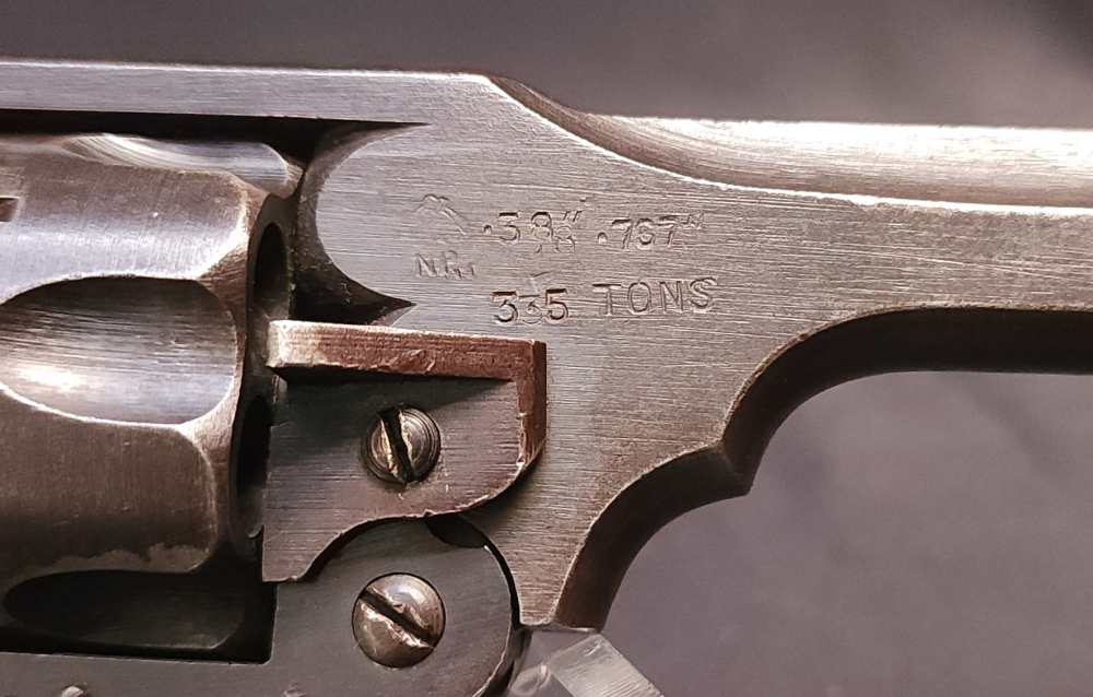Webley & Scott Mark IV 38 5" 38S&W War Finish WWII 1942 Mfg Layaway-img-7