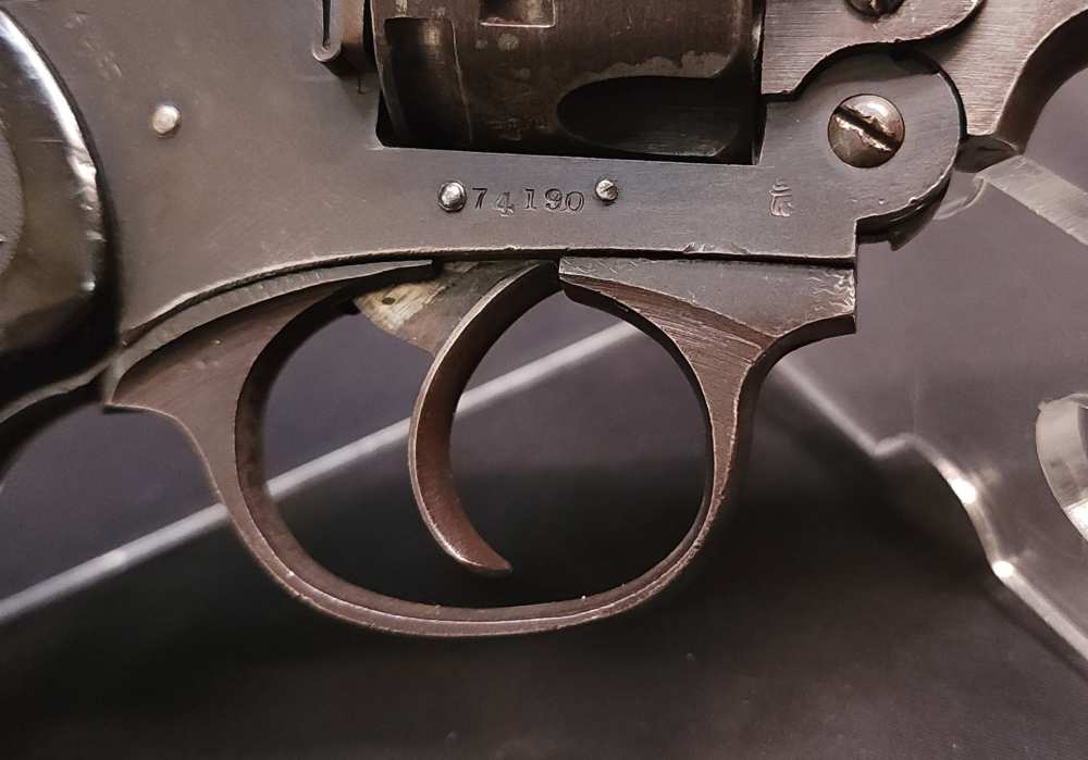 Webley & Scott Mark IV 38 5" 38S&W War Finish WWII 1942 Mfg Layaway-img-6