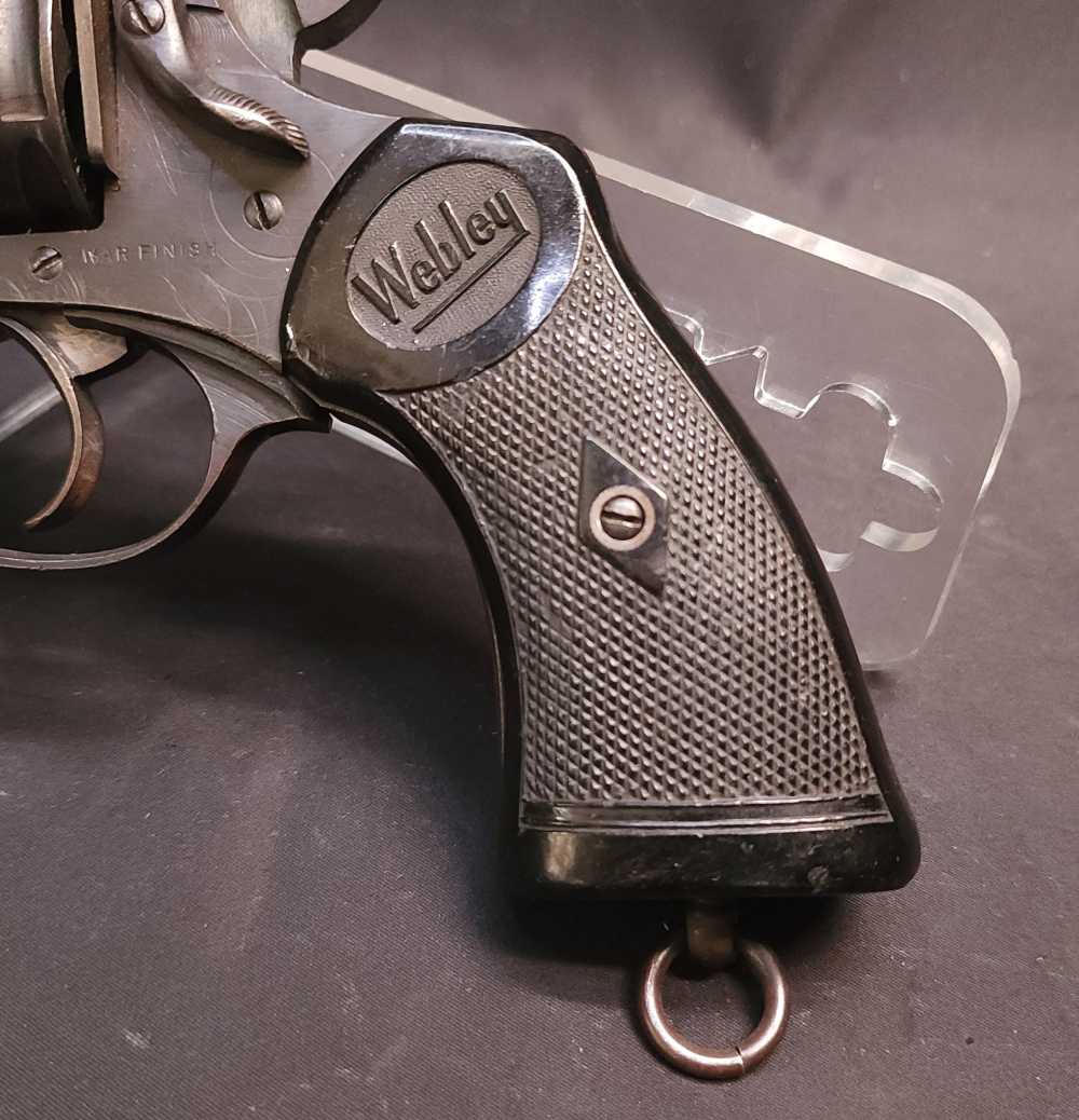 Webley & Scott Mark IV 38 5" 38S&W War Finish WWII 1942 Mfg Layaway-img-10