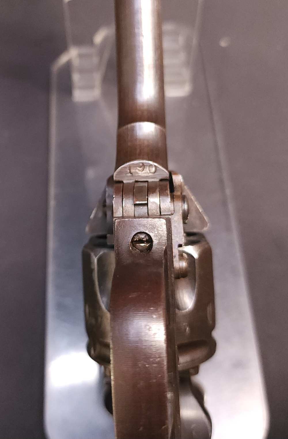 Webley & Scott Mark IV 38 5" 38S&W War Finish WWII 1942 Mfg Layaway-img-25