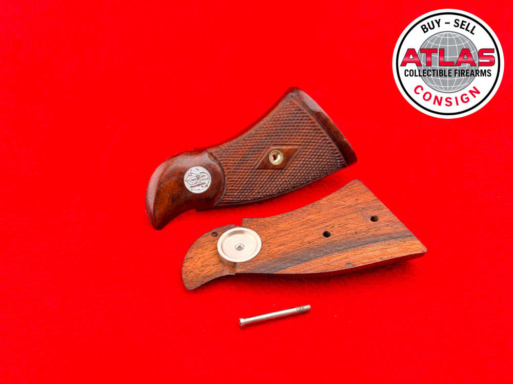 ULTRA RARE Original 1930s S&W Pre-War N-Frame Registered Magnum Grips-img-6