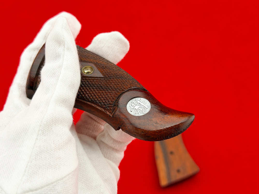 ULTRA RARE Original 1930s S&W Pre-War N-Frame Registered Magnum Grips-img-15
