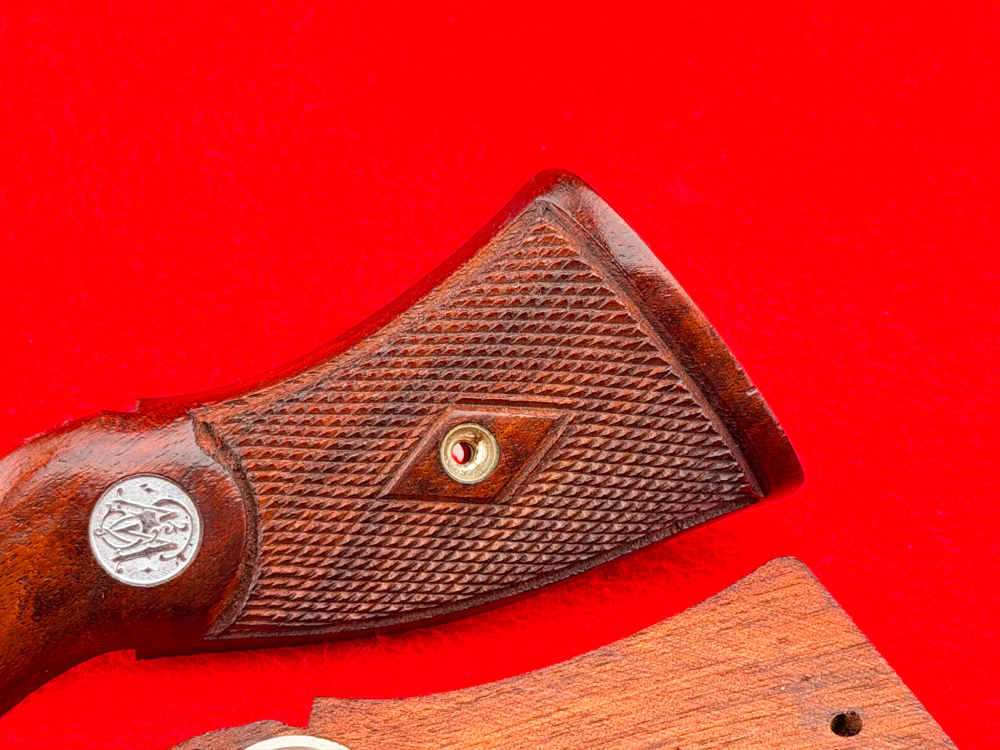 ULTRA RARE Original 1930s S&W Pre-War N-Frame Registered Magnum Grips-img-8
