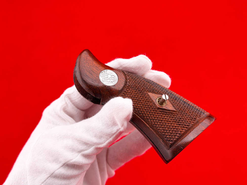 ULTRA RARE Original 1930s S&W Pre-War N-Frame Registered Magnum Grips-img-20