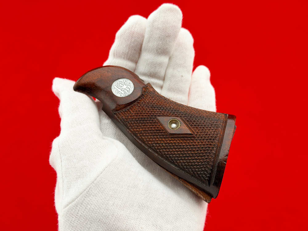 ULTRA RARE Original 1930s S&W Pre-War N-Frame Registered Magnum Grips-img-21