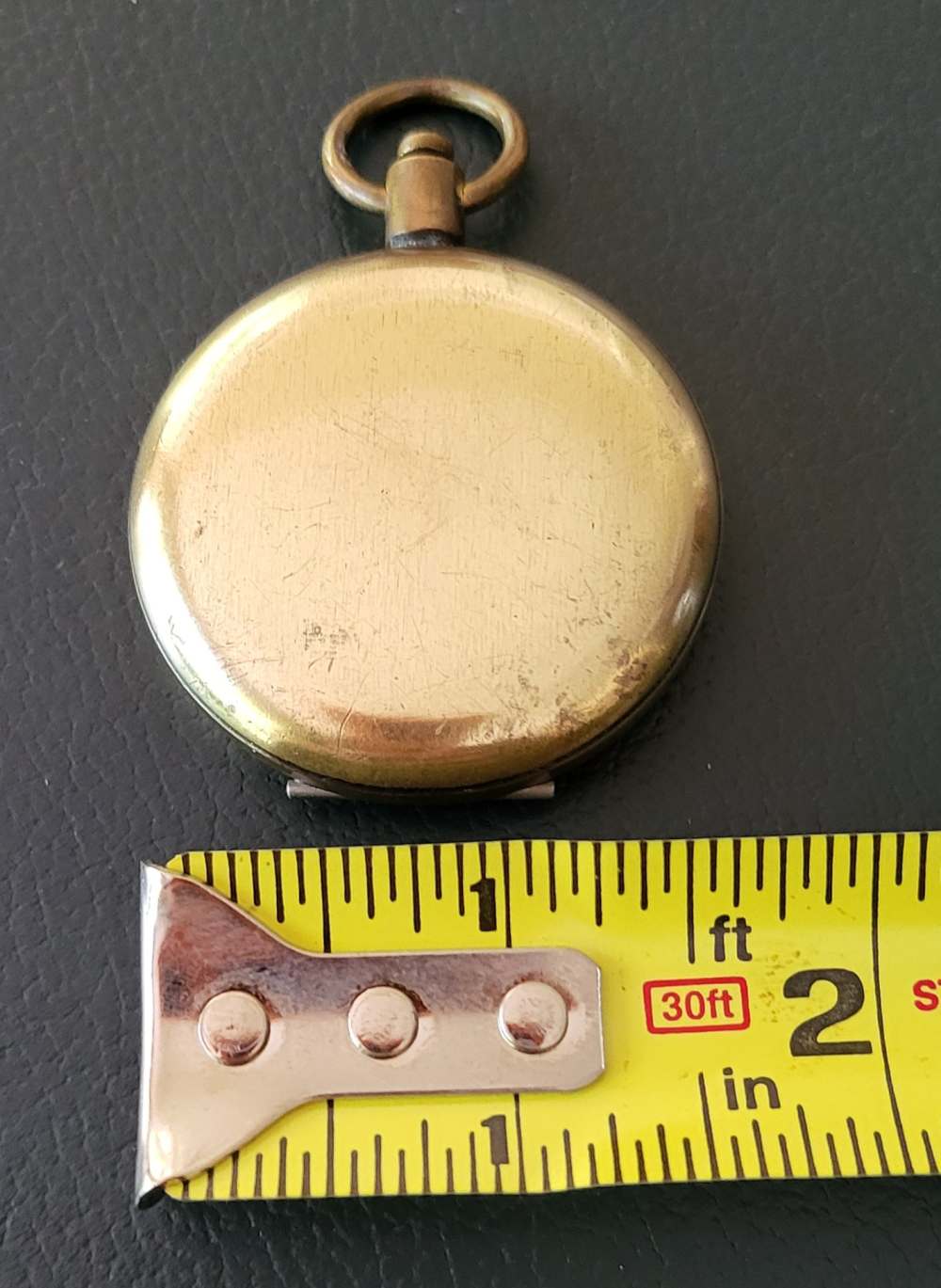 Waltham Brass Pocket Compass WWII-img-4
