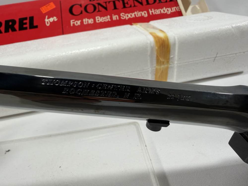 TC CONTENDER OCTAGON BARREL BLUED FINISH 22 JET-img-2