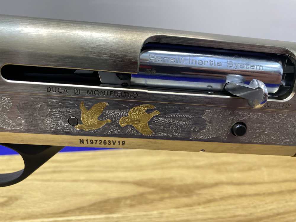 Benelli Duca Di Montefeltro 20 GA Blue 24" *BEAUTIFULLY ENGRAVED SHOTGUN*-img-28