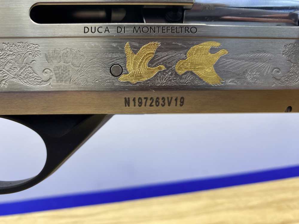 Benelli Duca Di Montefeltro 20 GA Blue 24" *BEAUTIFULLY ENGRAVED SHOTGUN*-img-36