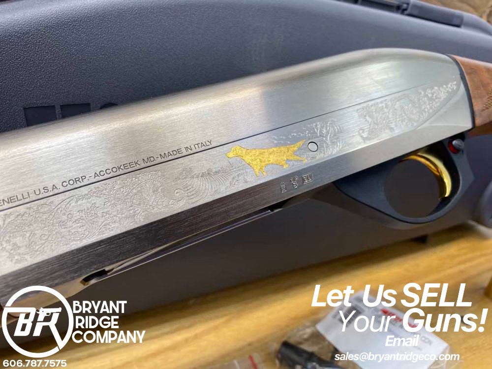 Benelli Duca Di Montefeltro 20 GA Blue 24" *BEAUTIFULLY ENGRAVED SHOTGUN*-img-0