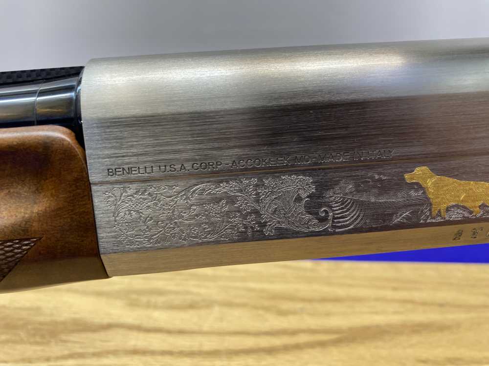 Benelli Duca Di Montefeltro 20 GA Blue 24" *BEAUTIFULLY ENGRAVED SHOTGUN*-img-15