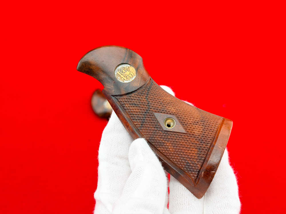 Keith Brown Pre-War S&W N-Frame Square Butt Registered Magnum Style Grips-img-4