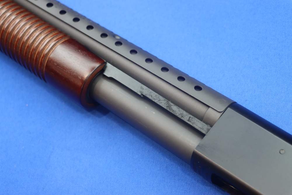 Mossberg Model 590 A1 Tactical Shotgun 12GA RETROGRADE 9RD Wood Stock 51665-img-25