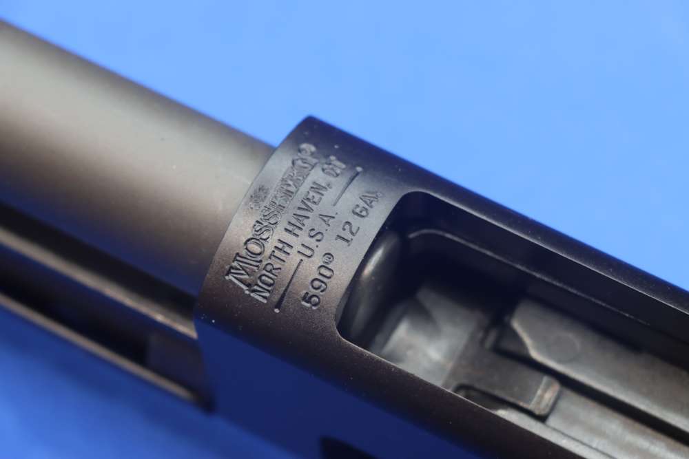 Mossberg Model 590 A1 Tactical Shotgun 12GA RETROGRADE 9RD Wood Stock 51665-img-29