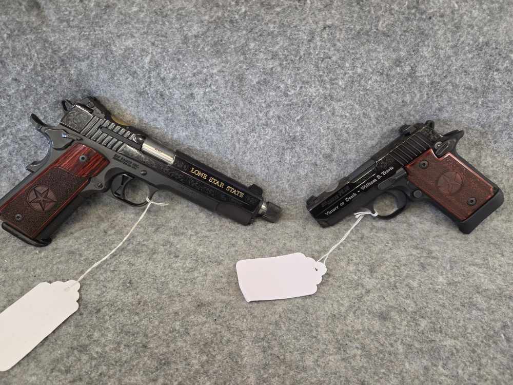 Sig 1911 and P238 His and Hers Texas Edition pistols-img-8