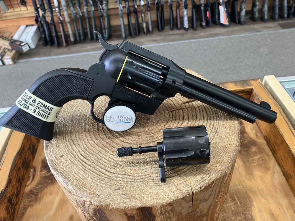Diamondback Sidekick Revolver - 22 LR/22 Mag - 9 Shot - 5.50" - Black-img-0