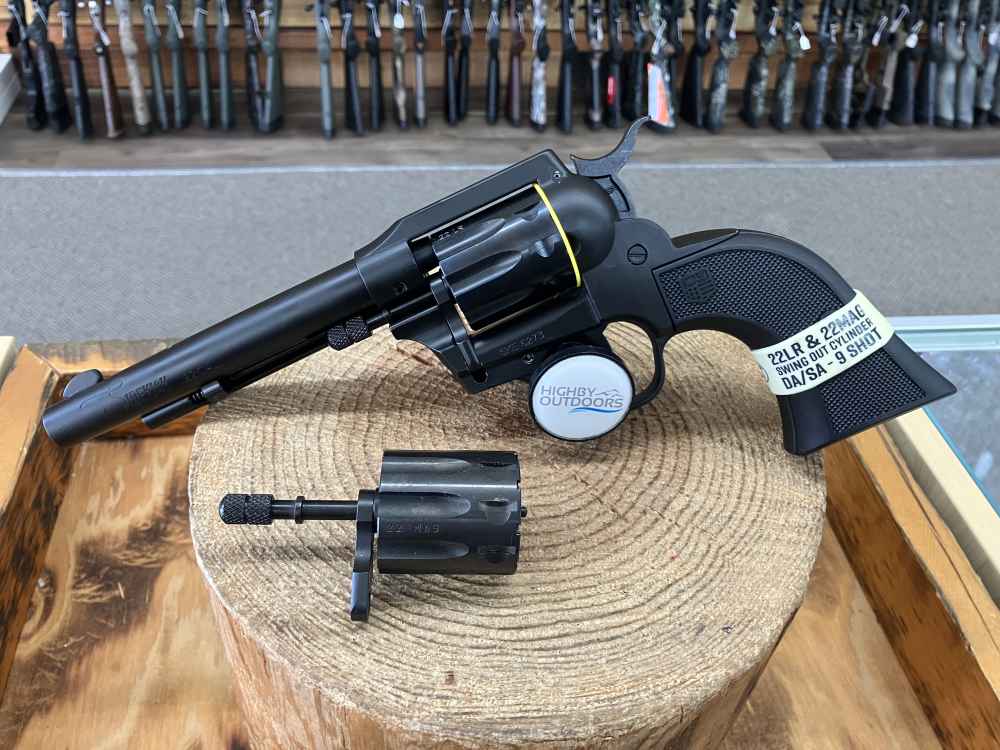 Diamondback Sidekick Revolver - 22 LR/22 Mag - 9 Shot - 5.50" - Black-img-1
