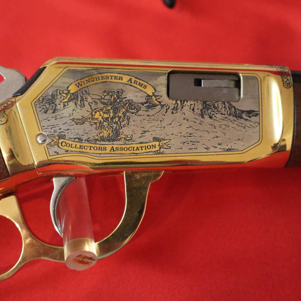 WINCHESTER 9422 WACA TRAPPER Gold Engraved-img-17