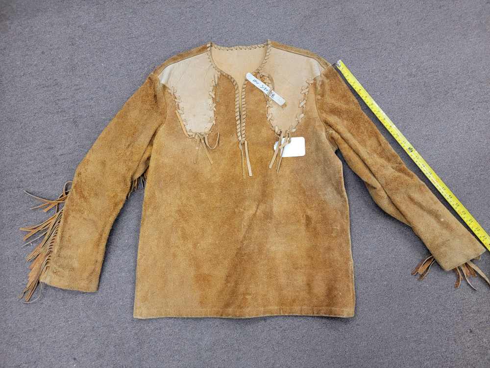 Western Style Suede Jacket Size 38-img-0