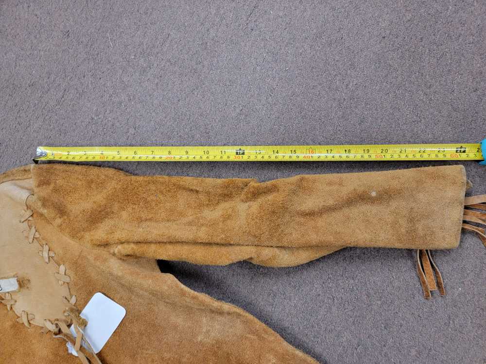 Western Style Suede Jacket Size 38-img-3
