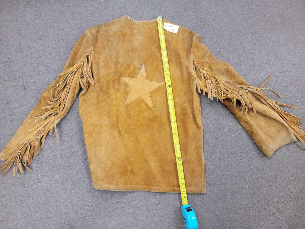 Western Style Suede Jacket Size 38-img-5