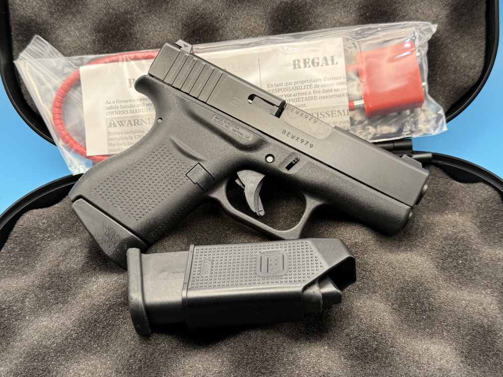 Glock 43 9mm Slimline Subcompact G43 Police Trade In GNS-img-1