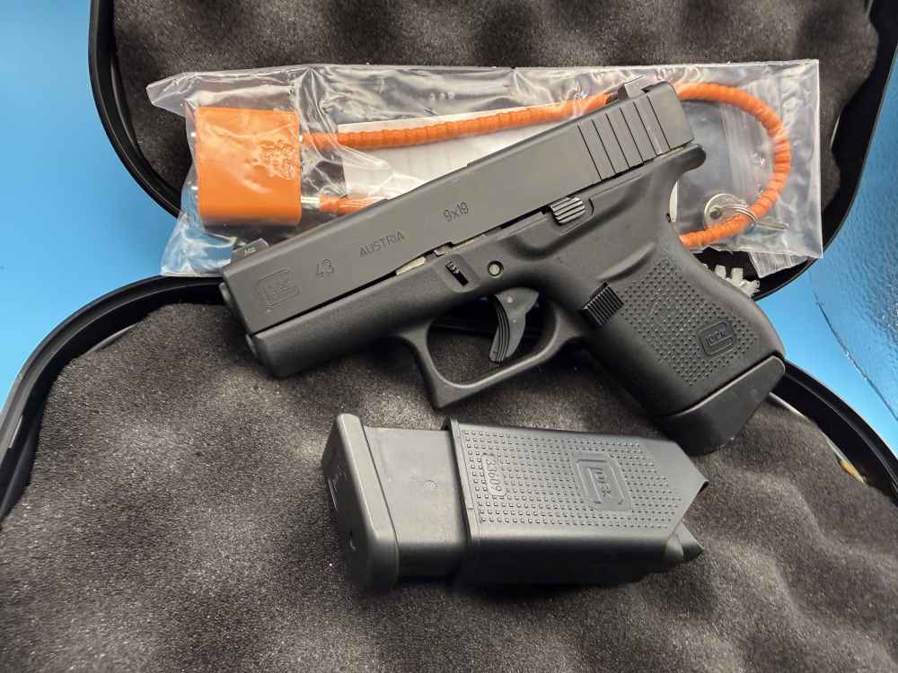 Glock 43 9mm Slimline Subcompact G43 Police Trade In GNS-img-0
