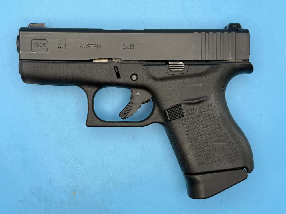 Glock 43 9mm Slimline Subcompact G43 Police Trade In GNS-img-3