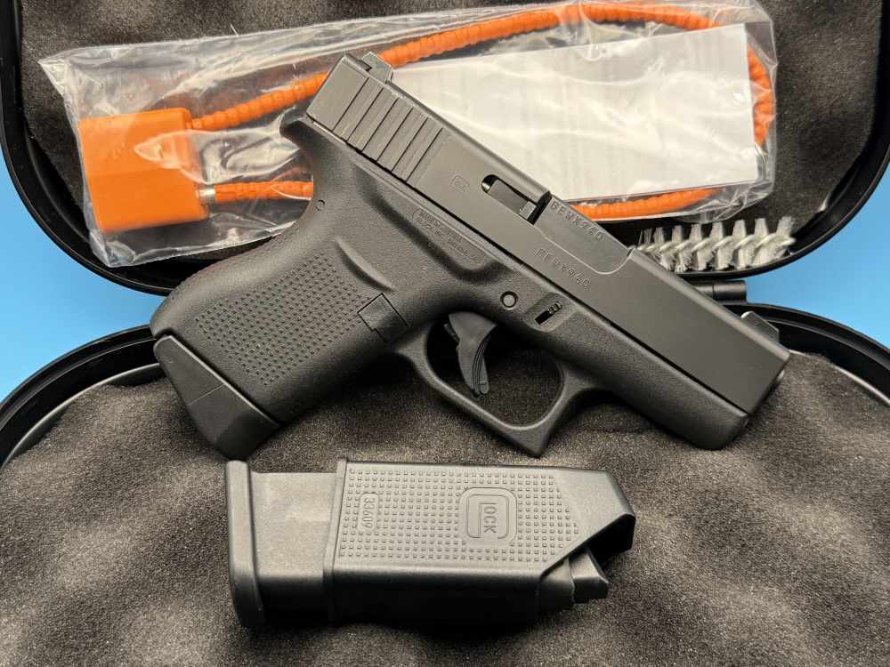 Glock 43 9mm Slimline Subcompact G43 Police Trade In GNS-img-1