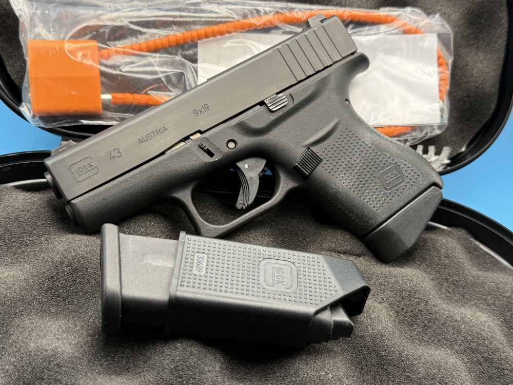 Glock 43 9mm Slimline Subcompact G43 Police Trade In GNS-img-0