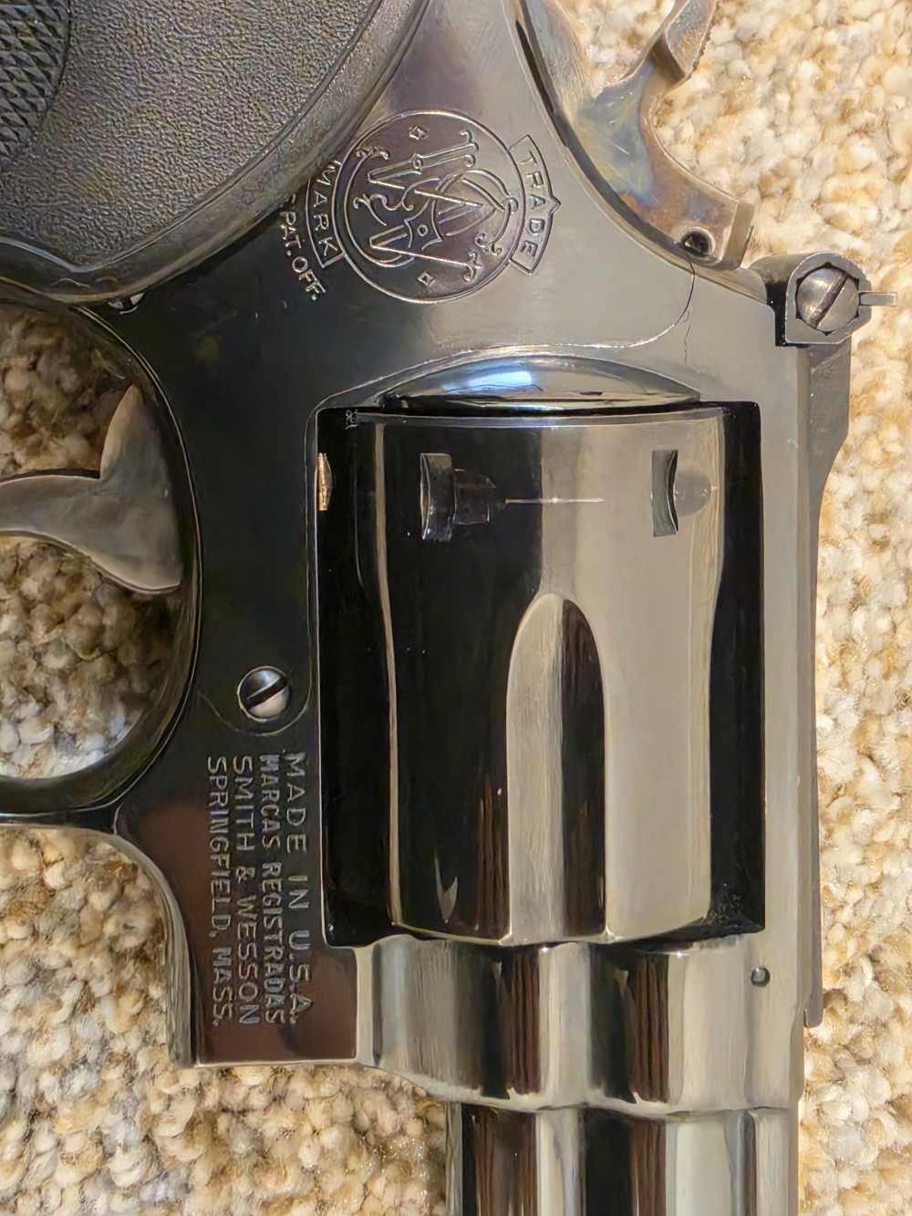Smith and Wesson (S&W) Model 19-3 4" 357 Mag MFG 1973-img-9