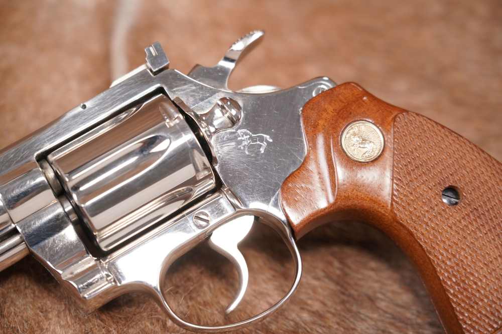Colt Diamondback D5541 .38 Special 4" Nickel Double Action Revolver, 1977-img-3