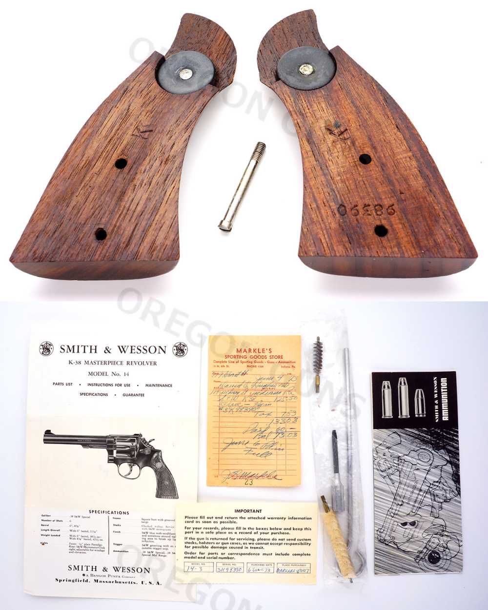 SMITH & WESSON 14-3 MASTERPIECE .38 SPL 8-3/8 BBL NIB MFG 1972 C&R OK-img-6