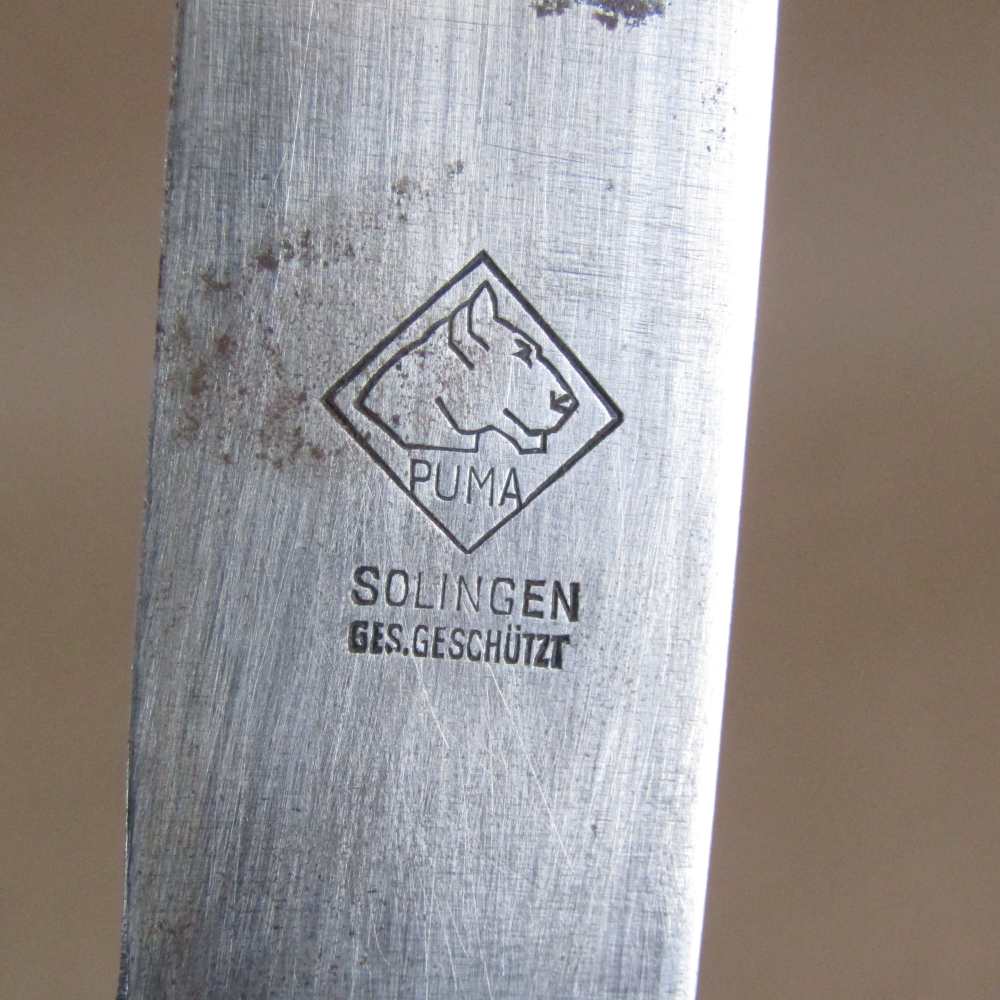 WW2 German HJ Youth Dagger Rare Maker Puma Solingen Geschutzt W27-img-14